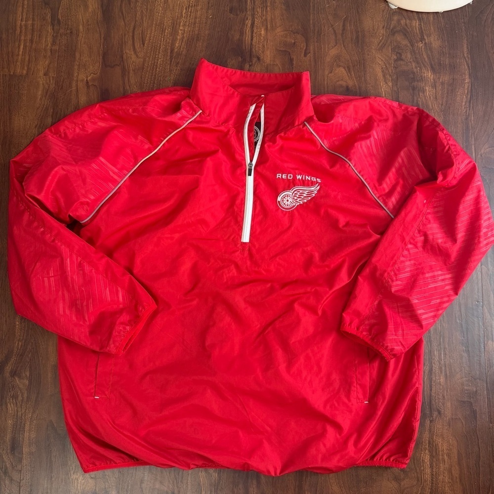 NHL Detroit Red Wings Red Pullover Jacket